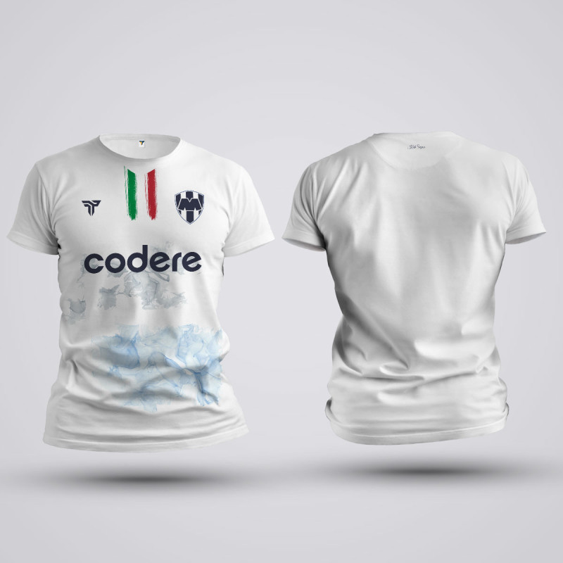 Tricou - C.F Monterrey - Alb