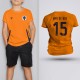 Tricou Copii Van De Ven - Olanda - Portocaliu,Tricouri Fotbal