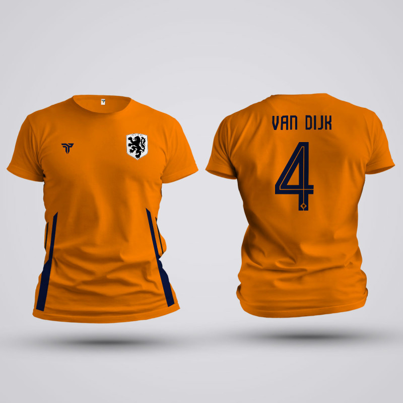 Tricou Van Dijk - Olanda - Portocaliu