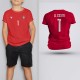 Tricou Copii Costa - Portugalia - Rosu,Tricouri Fotbal