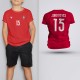 Tricou Copii Neves - Portugalia - Rosu,Tricouri Fotbal