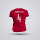 Tricou Copii Ruben Dias - Portugalia - Rosu,Tricouri Fotbal