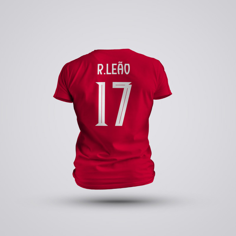 Tricou Rafa Leao - Portugalia - Rosu,Tricouri Fotbal