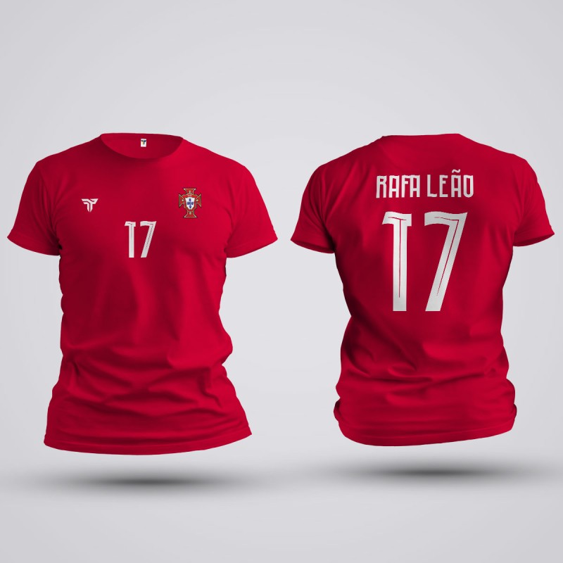 Tricou Rafa Leao - Portugalia - Rosu,Tricouri Fotbal