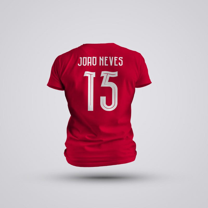 Tricou Copii Neves - Portugalia - Rosu,Tricouri Fotbal