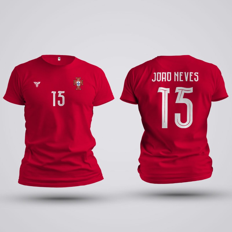 Tricou Neves - Portugalia - Rosu,Tricouri Fotbal