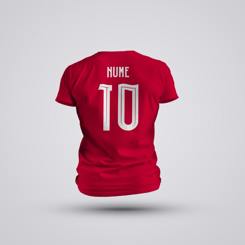 Tricou - Portugalia - Rosu - Personalizat,Tricouri Personalizate