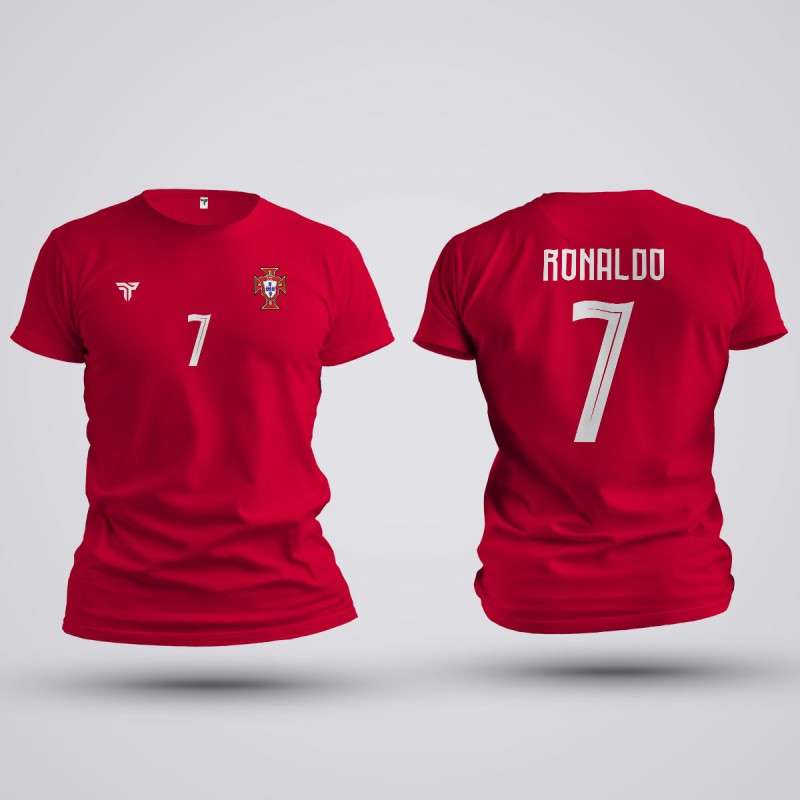 Tricou Ronaldo - Portugalia - Rosu,Tricouri Fotbal