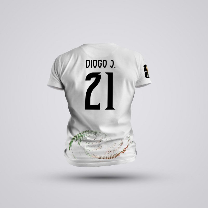 Tricou Diogo Jota - Portugalia - Alb,Tricouri Fotbal