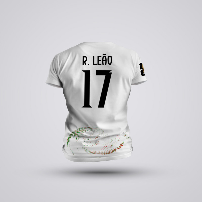 Tricou Rafa Leao - Portugalia - Alb,Tricouri Fotbal