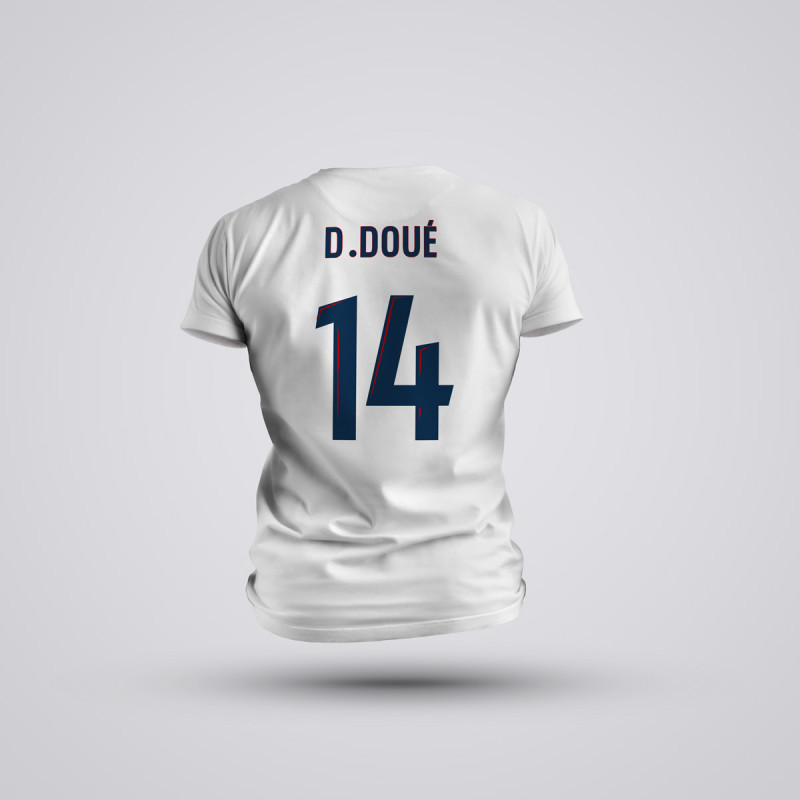 Tricou Copii Doue- PSG - Alb Tricou Copii Doue- PSG - Alb
