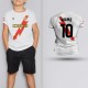 Tricou Copii - Rayo Vallecano - Alb - Personalizat