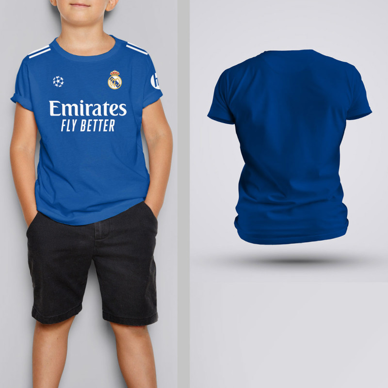 Tricou Copii - Real Madrid - Albastru,Tricouri Fotbal