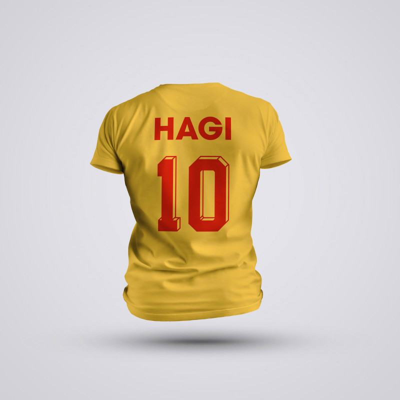 Tricou Gica Hagi - Romania 94 - Galben,Tricouri Fotbal