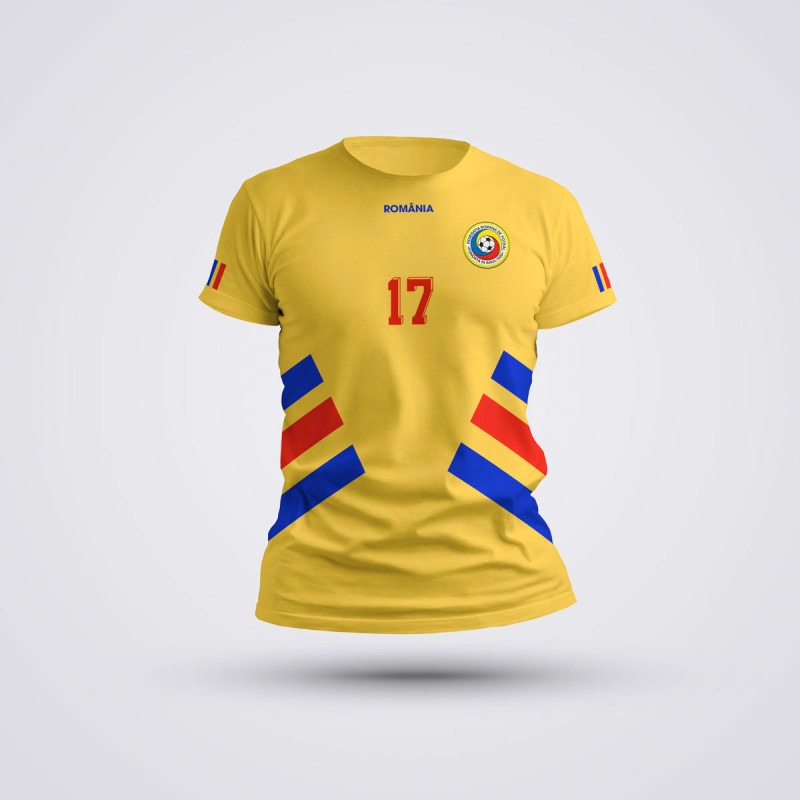 Tricou Belodedici - Romania 94 - Galben,Tricouri Fotbal
