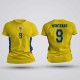Tricou Munteanu - Romania - Galben,Tricouri Fotbal