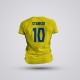 Tricou Stanciu - Romania - Galben,Tricouri Fotbal