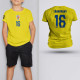 Tricou Copii Tarnovanu - Romania - Galben,Tricouri Fotbal