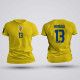 Tricou Mihaila - Romania - Galben,Tricouri Fotbal