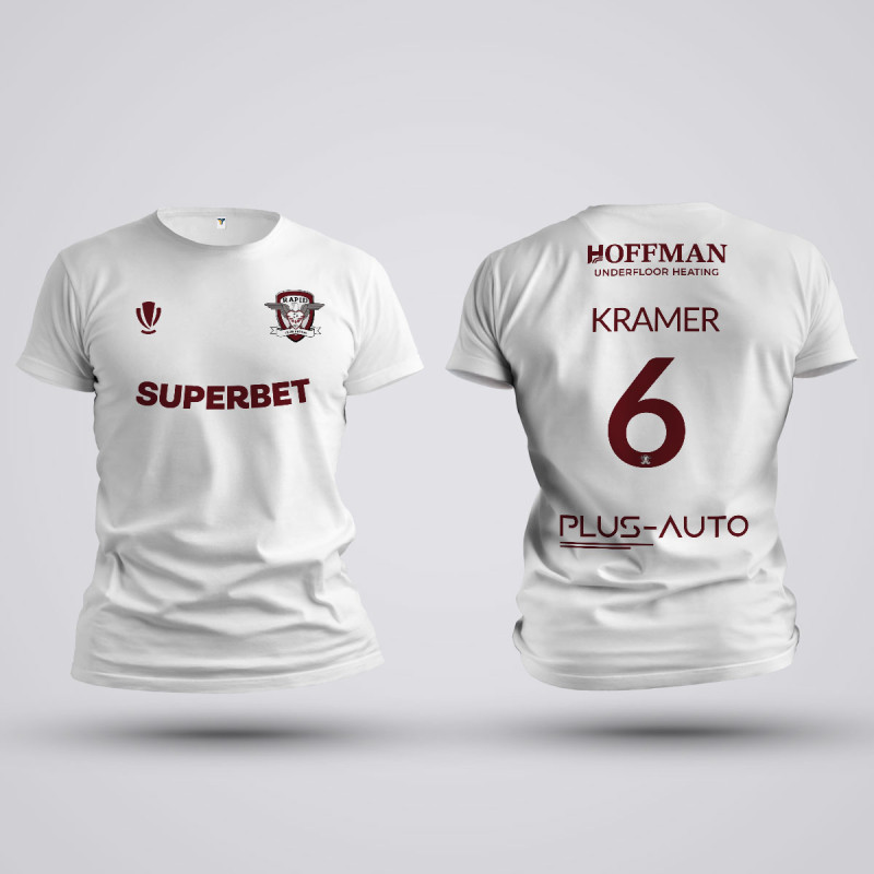 Tricou Kramer - R1923 - Alb,Tricouri Fotbal