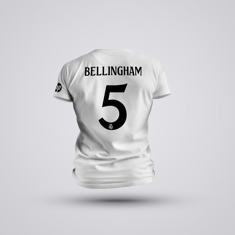 Tricou Bellingham - Real Madrid - Alb,Tricouri Fotbal