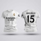 Tricou Guler - Real Madrid - Alb,Tricouri Fotbal