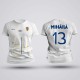 Tricou Mihaila - Romania - Alb,Tricouri Fotbal