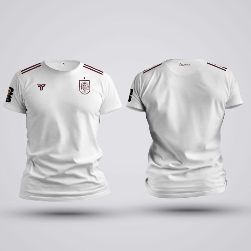 Tricou - Spania - Alb