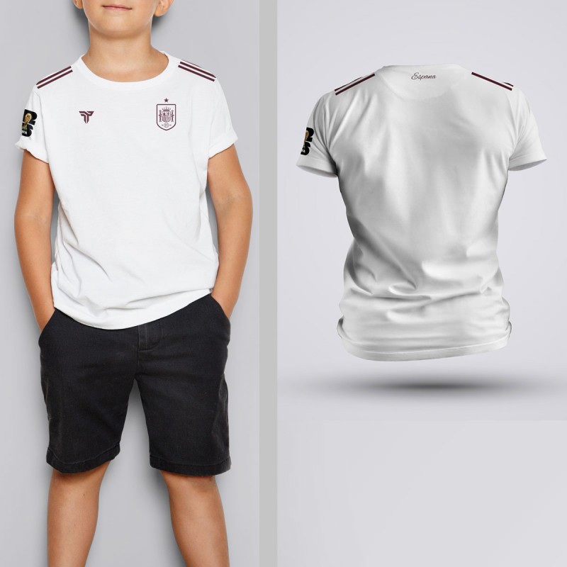 Tricou Copii - Spania - Alb