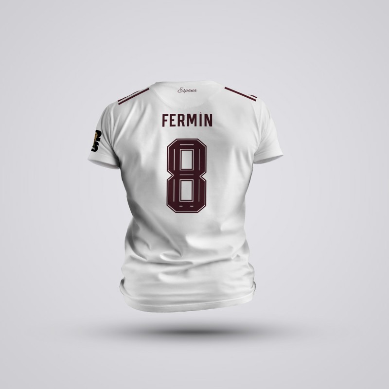Tricou Copii Fermin - Spania - Alb,Tricouri Fotbal
