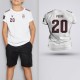Tricou Copii Pedri - Spania - Alb,Tricouri Fotbal