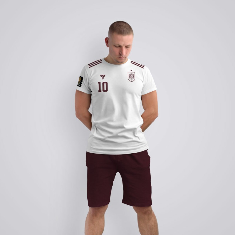 Tricou - Spania - Alb - Personalizat,Tricouri Personalizate