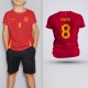 Tricou Copii Fermin - Spania - Rosu,Tricouri Fotbal