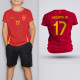 Tricou Copii Nico Williams - Spania - Rosu,Tricouri Fotbal