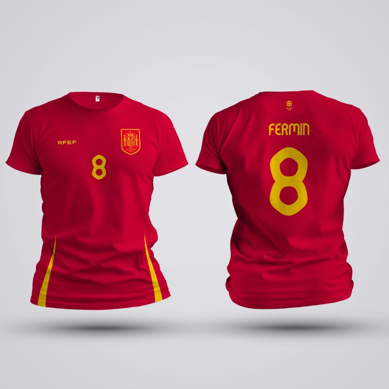 Tricou Fermin- Spania - Rosu,Tricouri Fotbal