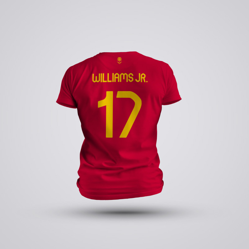 Tricou Copii Nico Williams - Spania - Rosu,Tricouri Fotbal