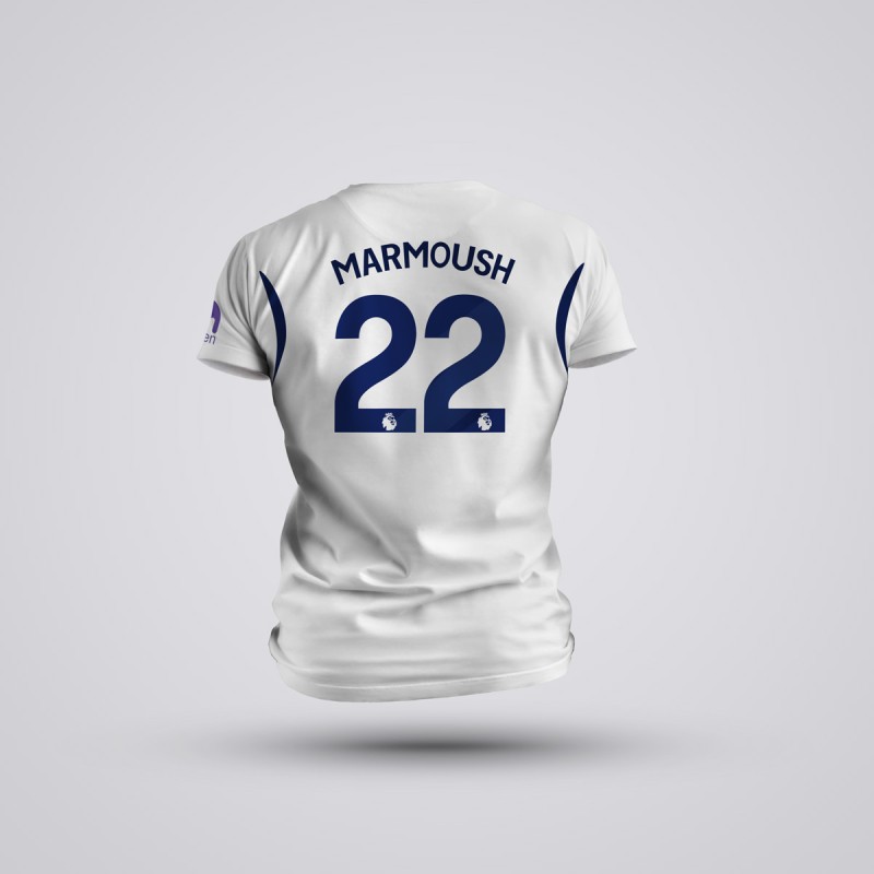 Tricou Marmoush - Tottenham Hotspur - Alb,Tricouri Fotbal