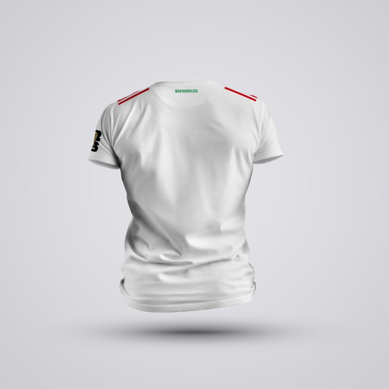 Tricou Copii - Ungaria - Alb ,Tricouri Fotbal