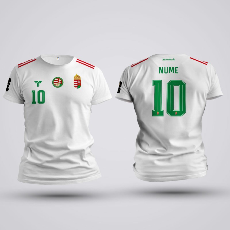 Tricou - Ungaria  - Alb - Personalizat